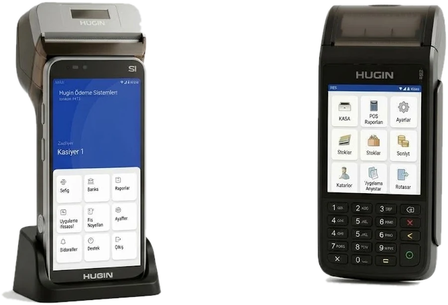 Hugin S1 Android ve Hugin TIGER T300 yazarkasa POS cihazları